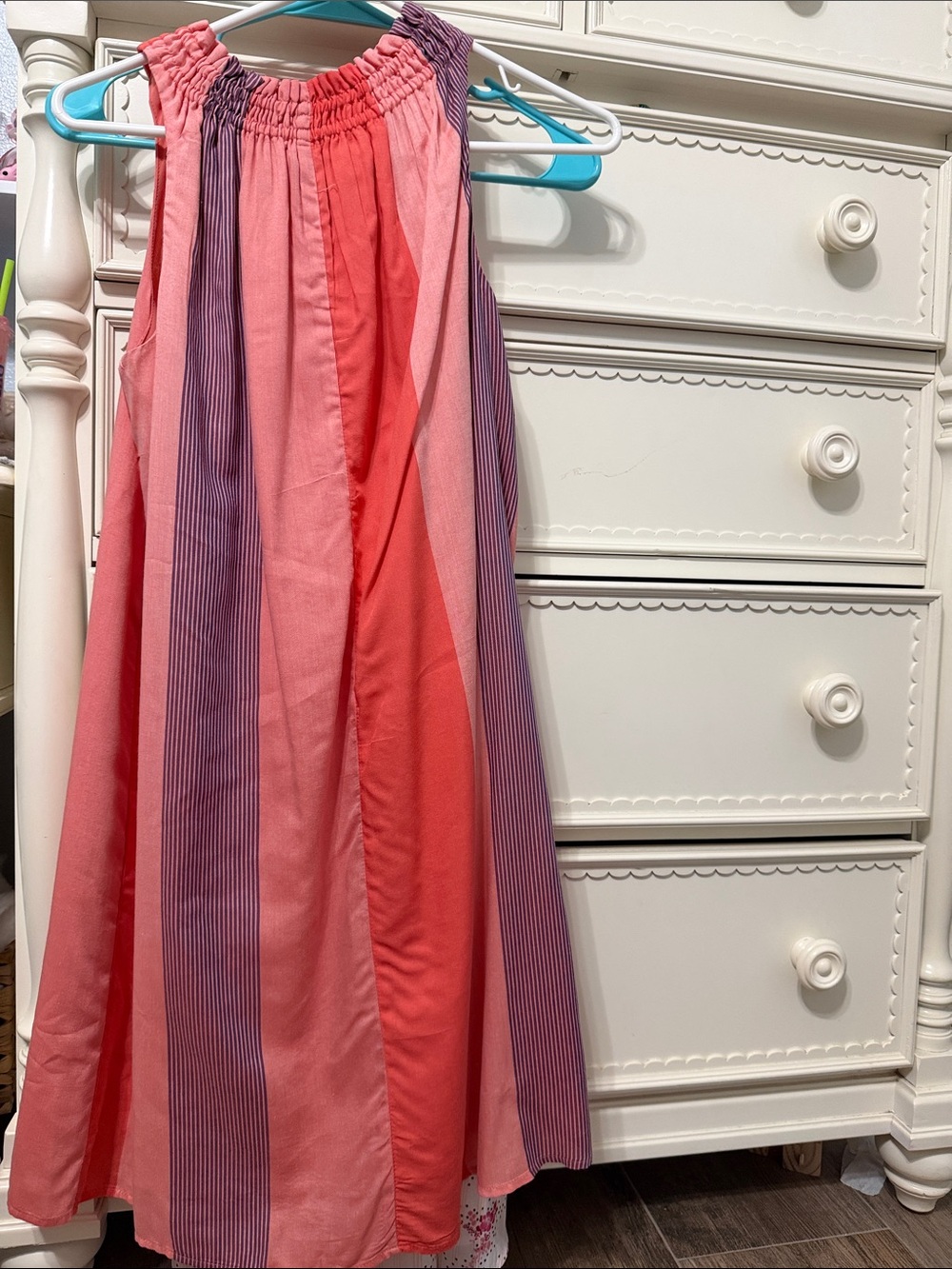 Loft Sumner Stripe Swing Dress